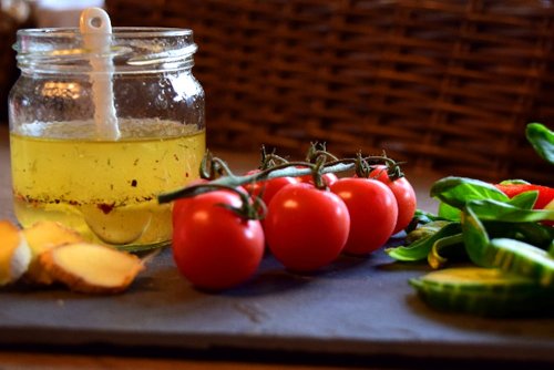 Asian salad dressing with ginger and ginseng