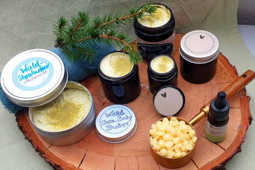 Forest body butter with spruce sprout powder