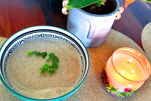 Mushroom sage soup