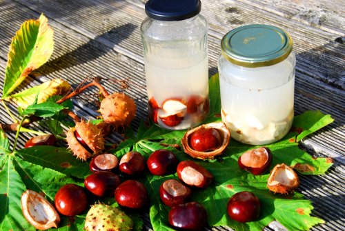 Chestnut detergent - for washing clothes or as a cleaning agent.