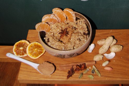 Wärmender Chai Porridge mit Guarana