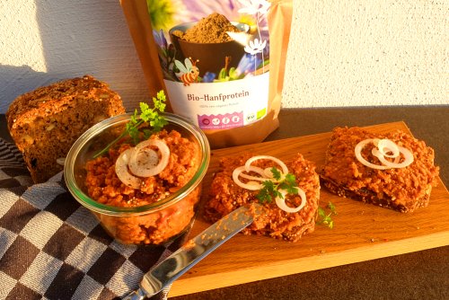 Veggie Mett – Hackepeter mit veganem Proteinpulver