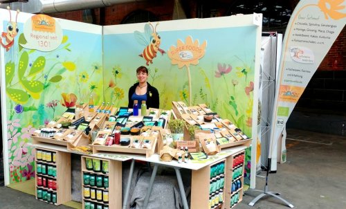 Die Aspermühle auf der Veggieworld in Berlin 2020