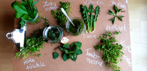 Wild herbs pesto