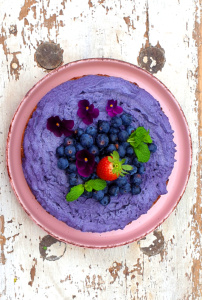Delicious blueberry cake