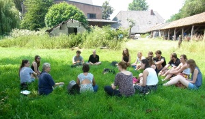 Studenten bei der Aspermühle