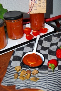 Strawberry Rhubarb Ketchup