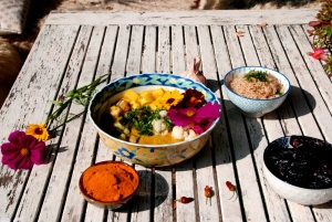 Korma with turmeric