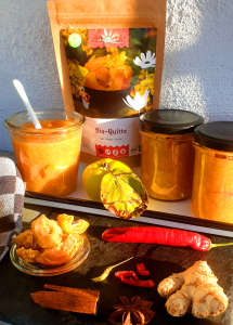Fiery and fruity quince chutney