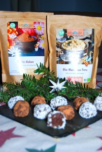 Rauwe Truffels met Aspermuehlen Maca & Cacao.