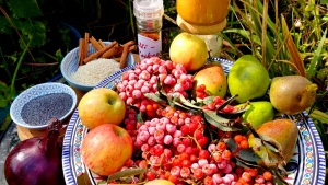 Vogelbeeren mit Birnen