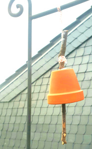 Birdseed in bell