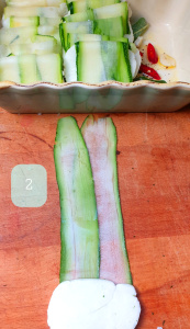 Instructies voor courgettepakketjes