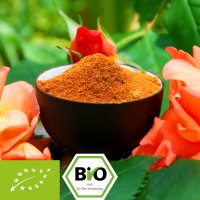 Organic rosehip powder from the whole fruit - Air dried - EU cultivation image 1