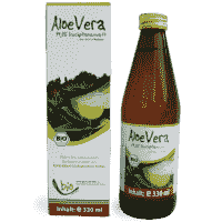 Bio Aloe Vera Saft - 330 ml Glasflasche 