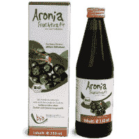 Bio Aronia Saft - 100% - 330ml Glasflasche 