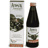 Organic Aronia Juice - 100% - 330ml in a glass bottle image 1