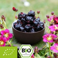 Organic black currants - candied - healthy and tasty 