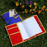 Buchcover & Schreibbuch, weiß 