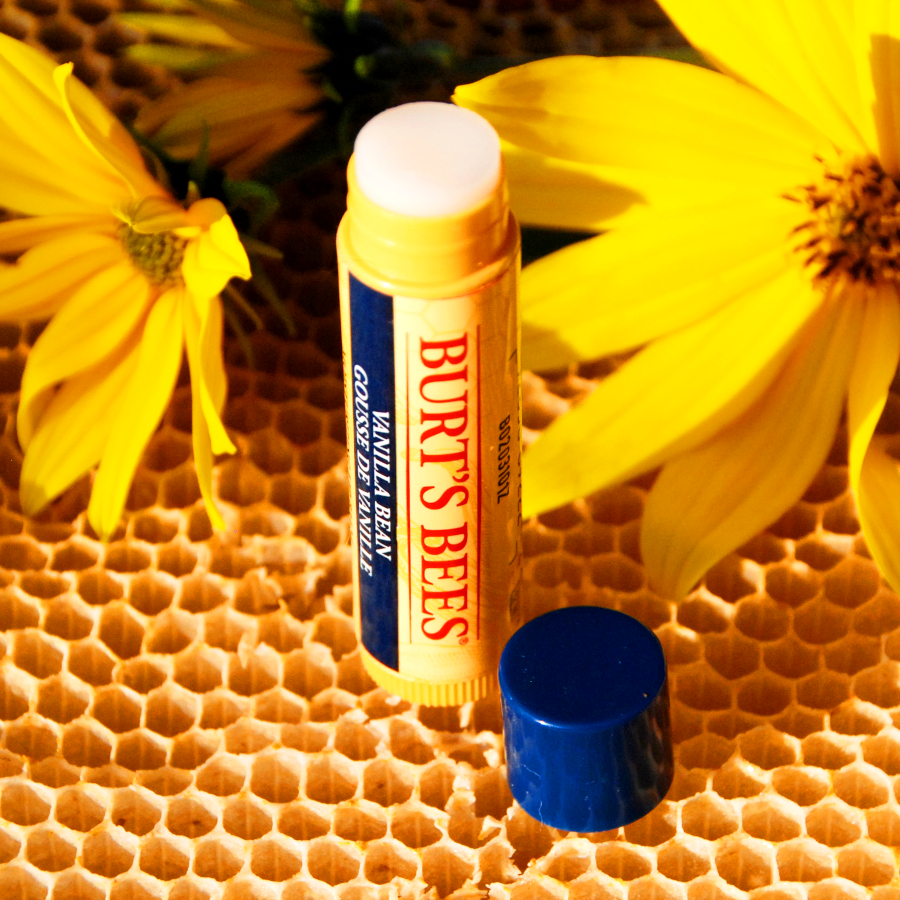 Burt's Bees Lippenbalsem met bijenwas en vanillesmaak 