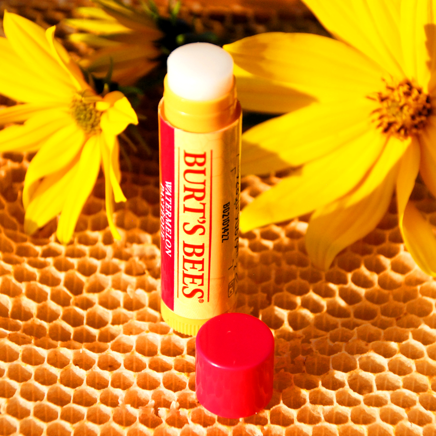 Burt's Bees Lippenbalsem met bijenwas en watermeloensmaak 