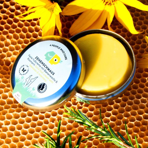 Toe Feast - Solid foot cream with beeswax & rosemary 
