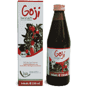 Biologische Goji sap - 100% - 330ml glazen fles 330ml