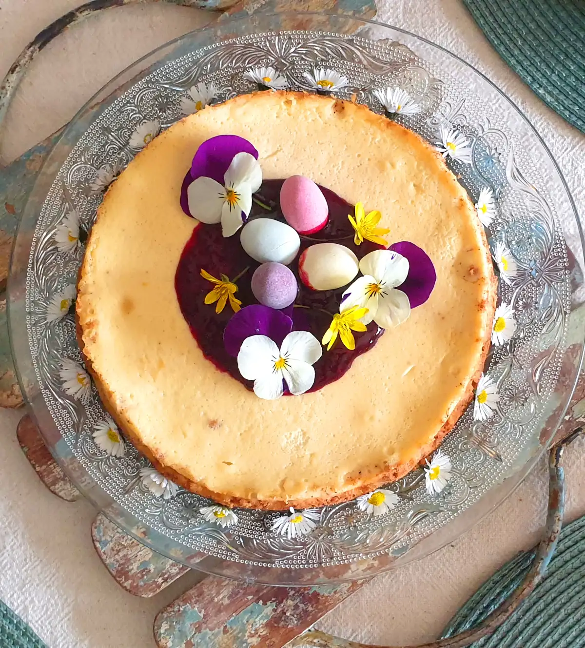 Cheesecake with berries