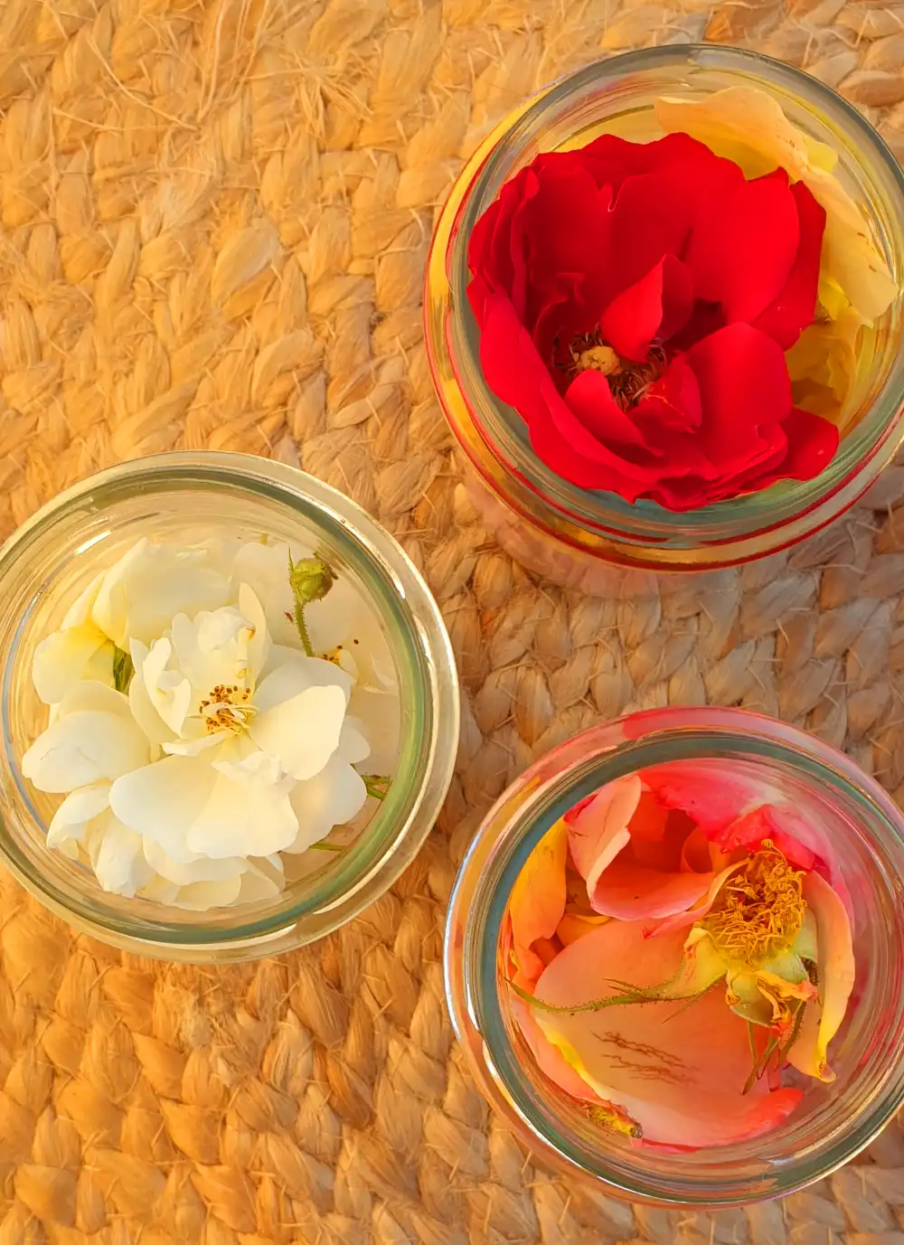 Body scrub rose with wild rose oil