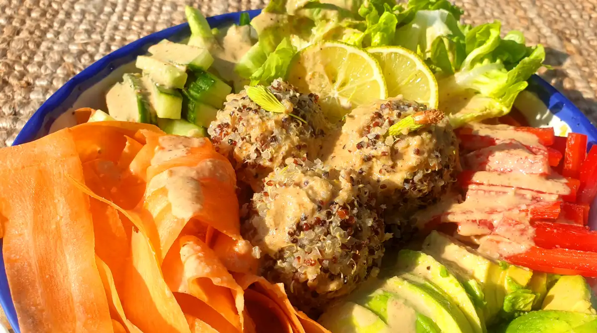 Quinoa Bowl Nahaufnahme