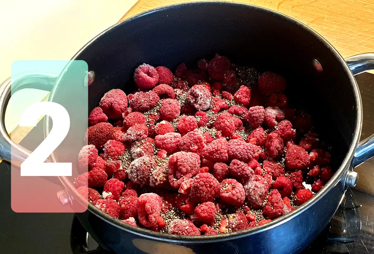 No bake protein bar Himbeeren