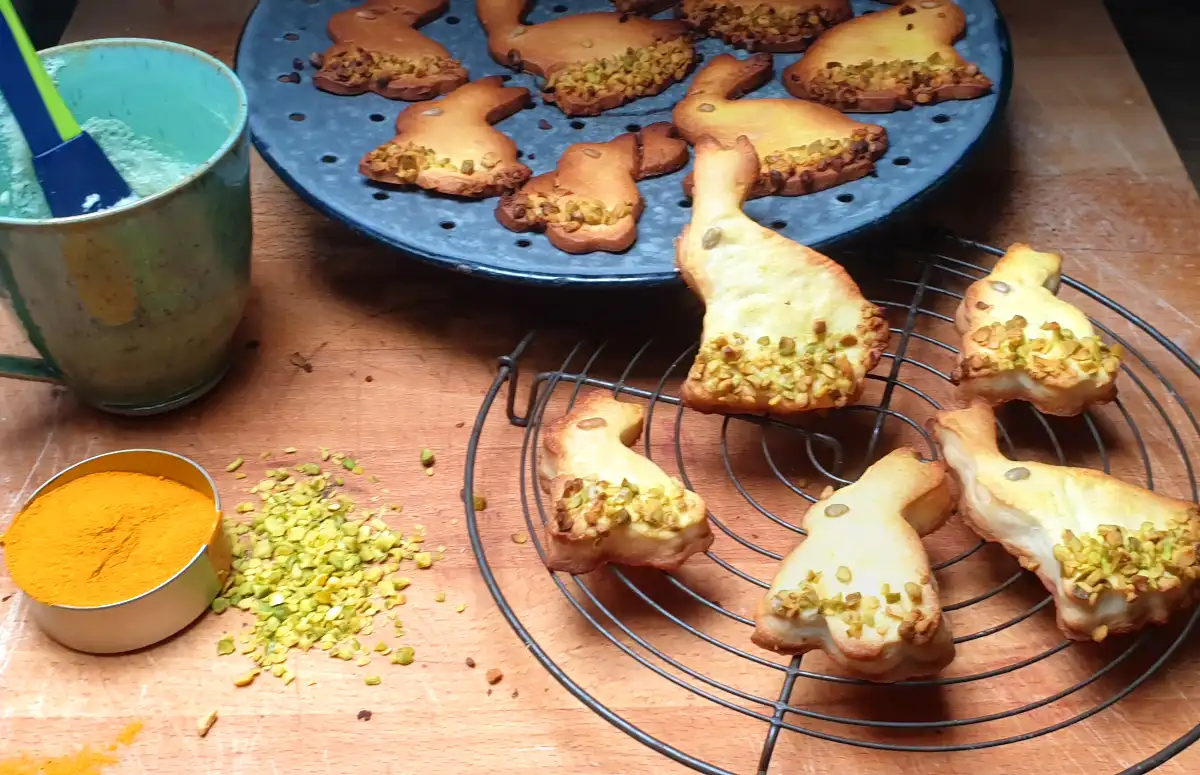 delicious Easter bunny cookies