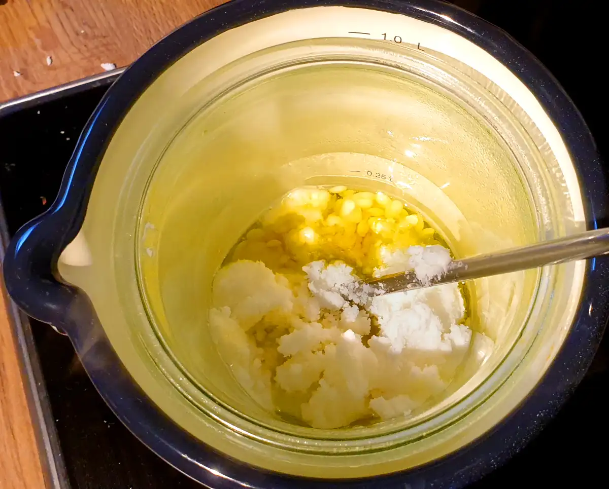 Beeswax, melted