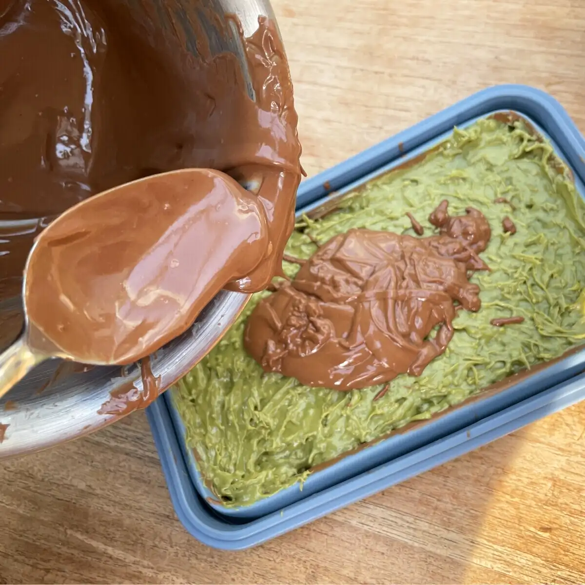 Pistachecrème in vorm 1