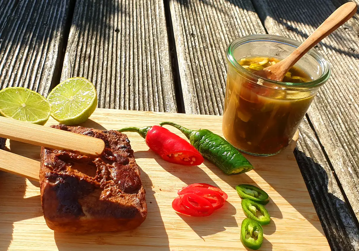 Kruidensaus met tofu