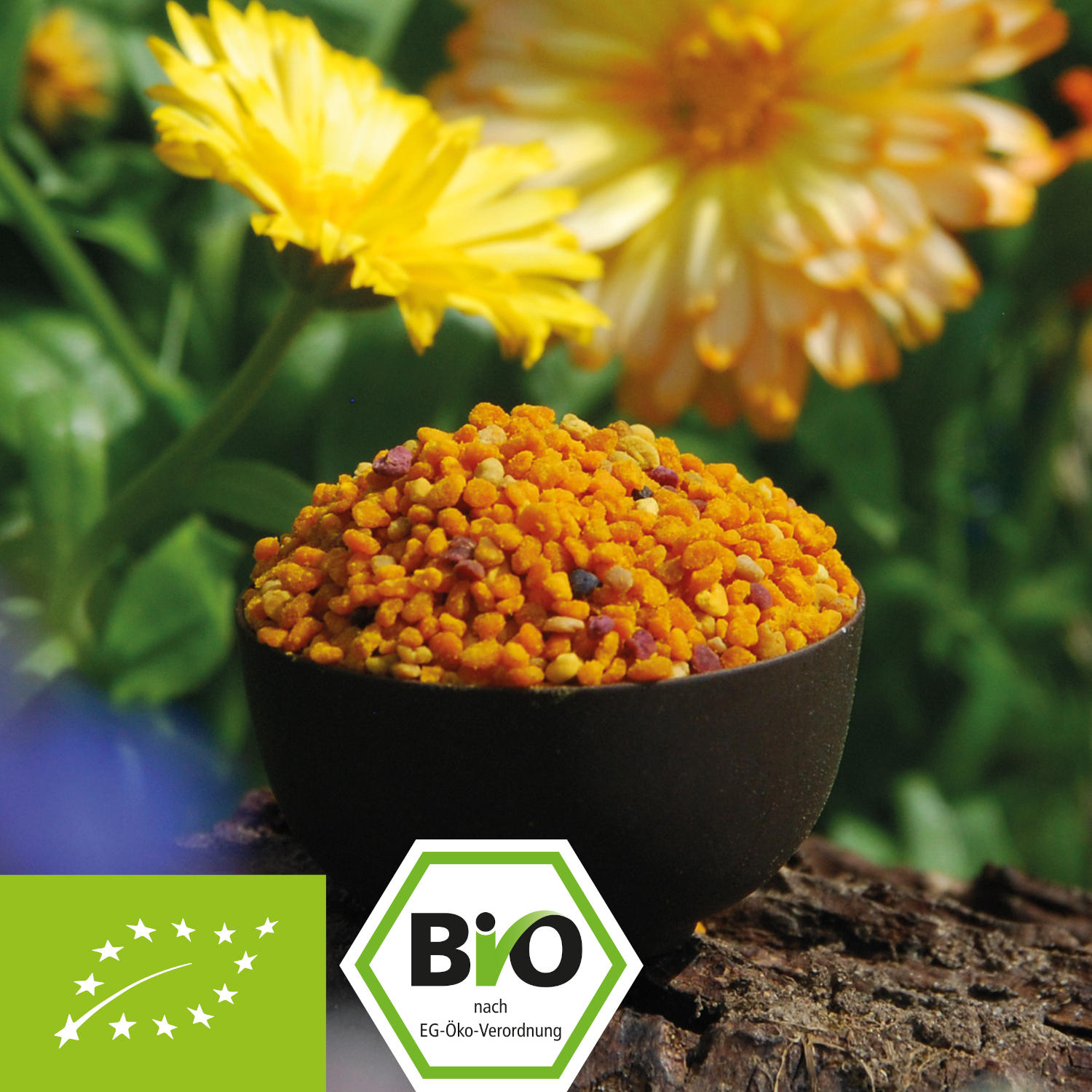 Pollen (Organic) buy online here - 1kg - 500g - 250g
