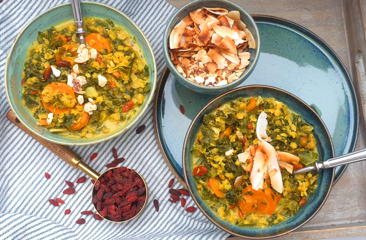 Rezeptvorschlag Grünkohl-Curry